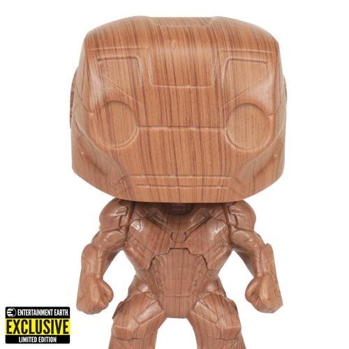 Iron Man Wood Deco Pop! Vinyl Figure - Entertainment Earth Exclusive