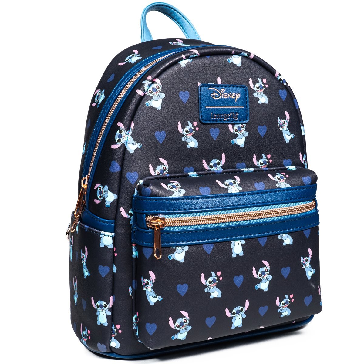 Lilo & Stitch - Stitch Hearts Mini-Backpack - Entertainment Earth Exclusive