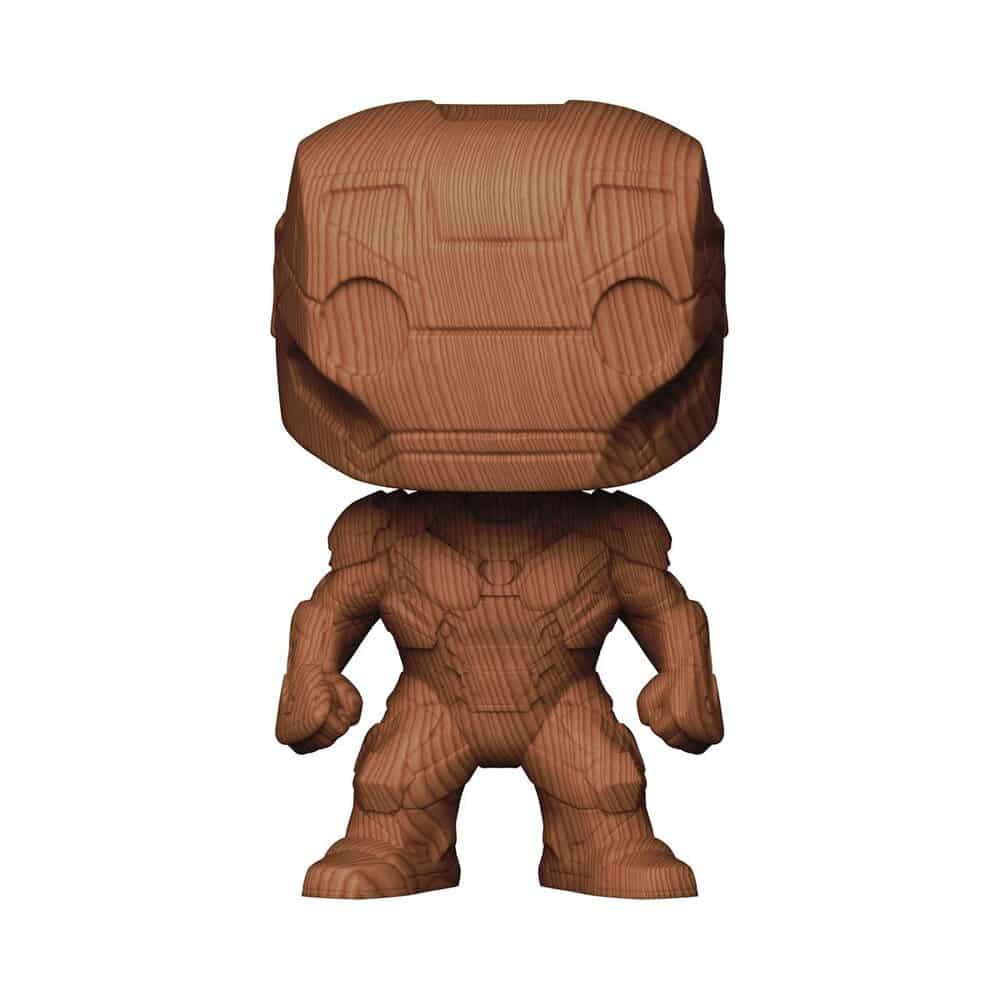 Iron Man Wood Deco Pop! Vinyl Figure - Entertainment Earth Exclusive