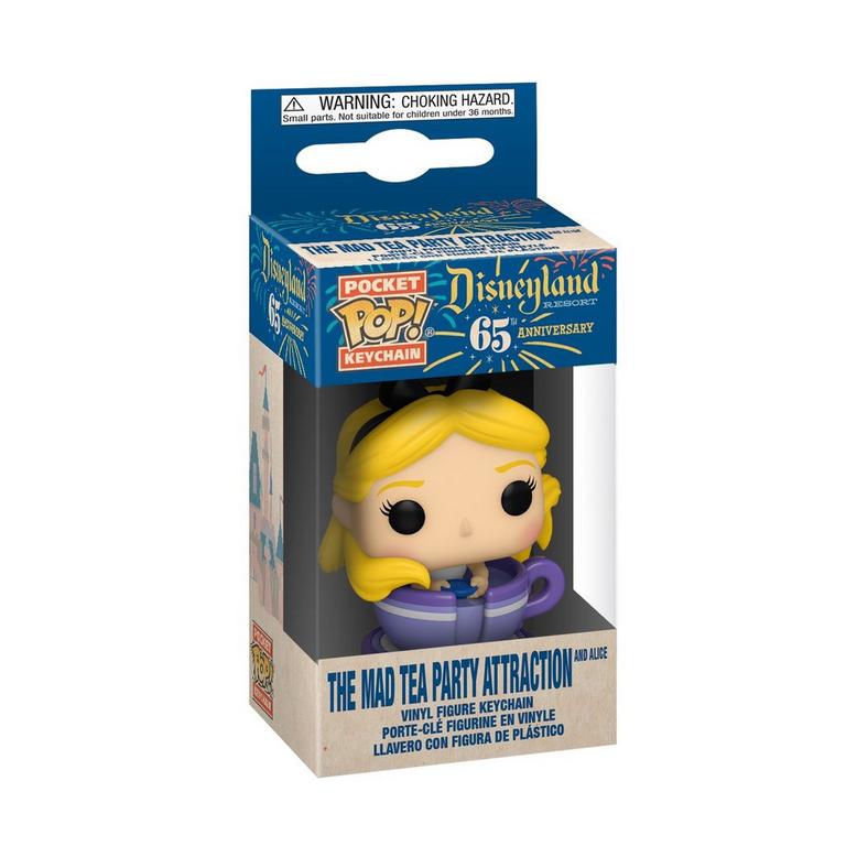Disneyland 65th Anniversary Alice in Teacup Pocket Pop! Key Chain