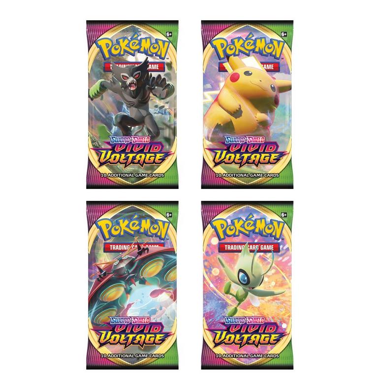 Pokemon: Trading Card Game Sword and Shield Vivid Voltage Booster Pack Toy Hunt & Collectibles Pokemon: Trading Card Game Sword and Shield Vivid Voltage Booster Pack Toy Hunt & Collectibles