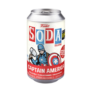 Avengers: Endgame Captain America Vinyl Funko Soda Figure - Entertainment Earth Exclusive