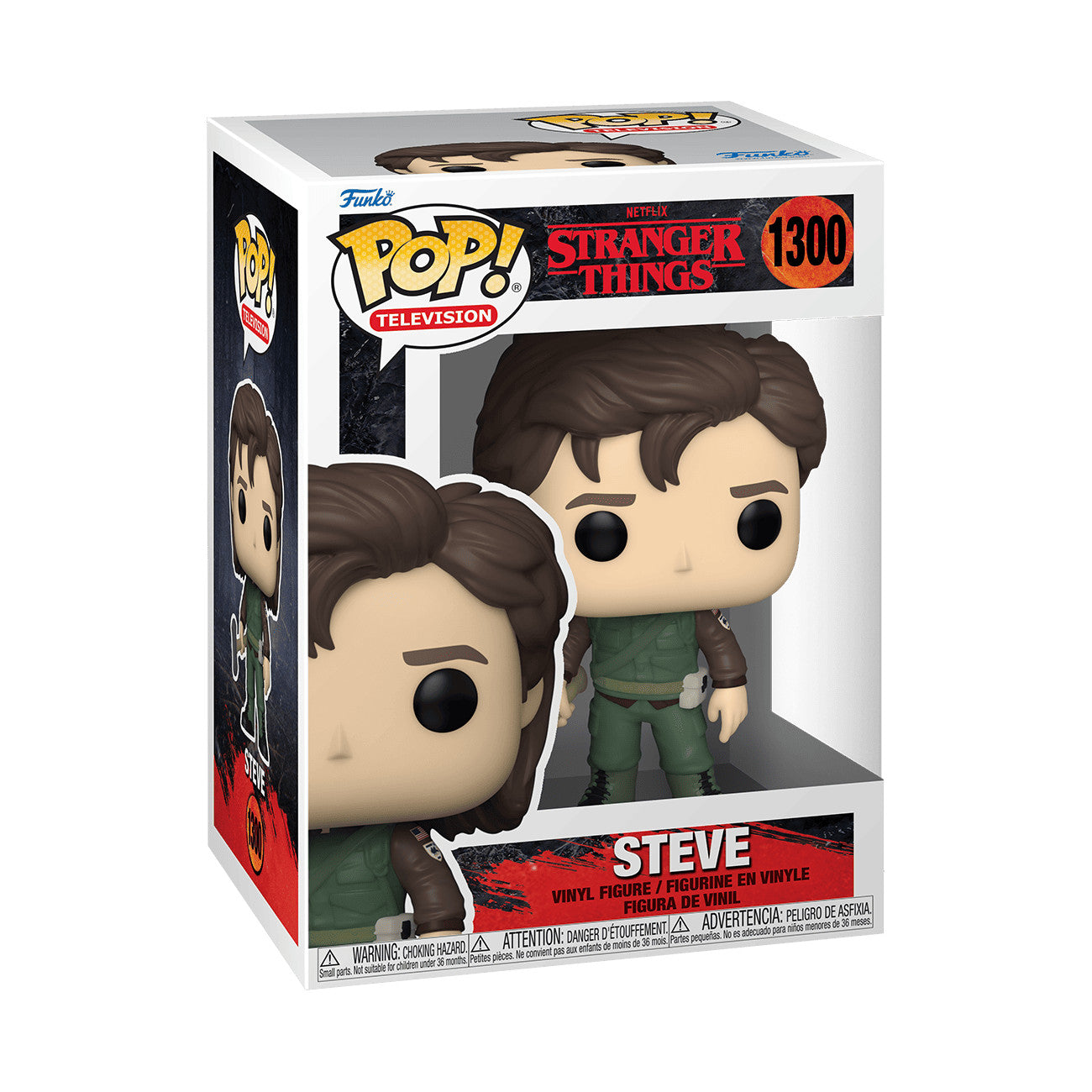 Stranger Things Season 4 Steve Harrington as a Hunter Funko Pop! Vinyl Figure #1300