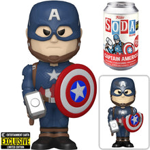 Load image into Gallery viewer, Avengers: Endgame Captain America Vinyl Funko Soda Figure - Entertainment Earth Exclusive
