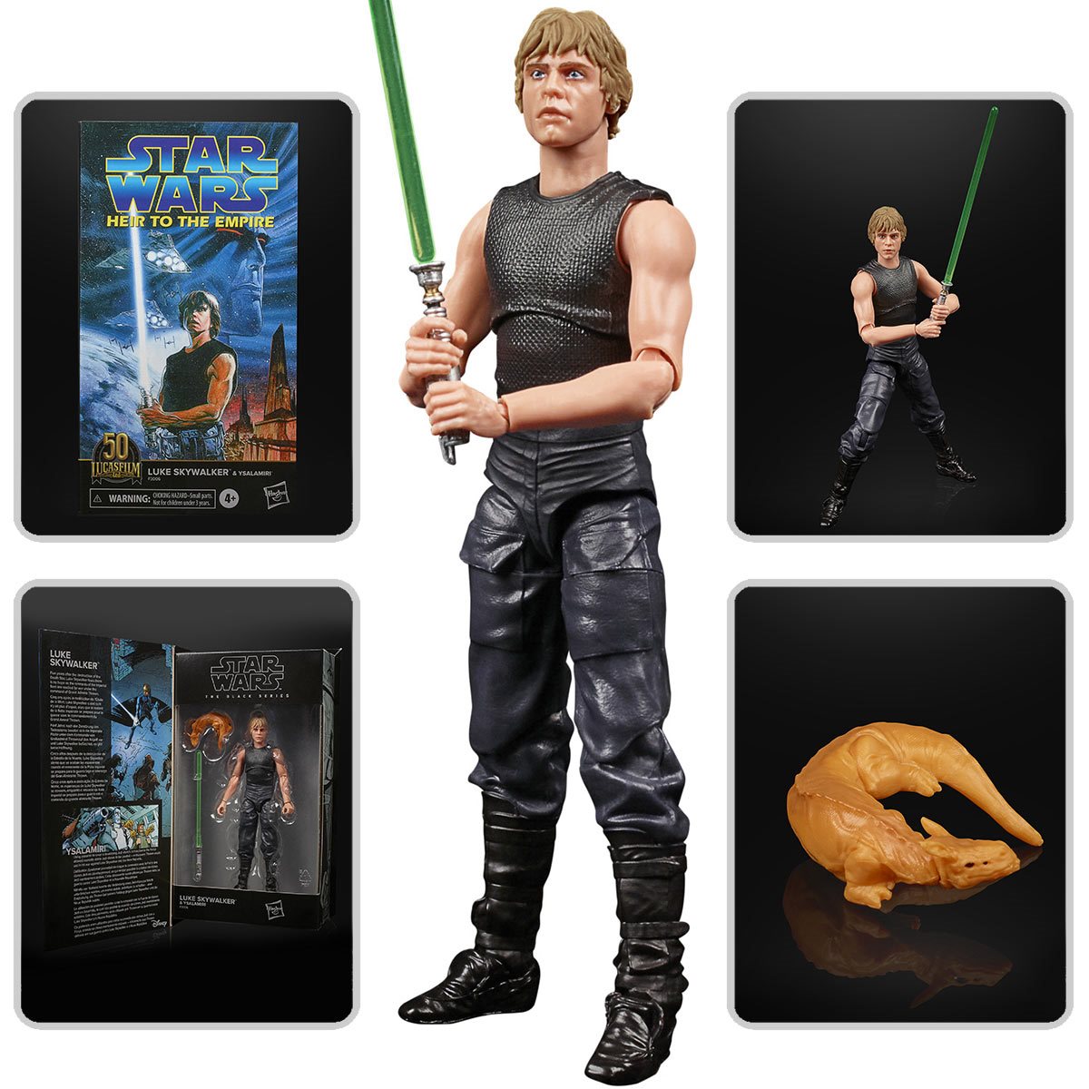 Star Wars The Black Series Luke Skywalker & Ysalamiri 6-Inch Action Figures