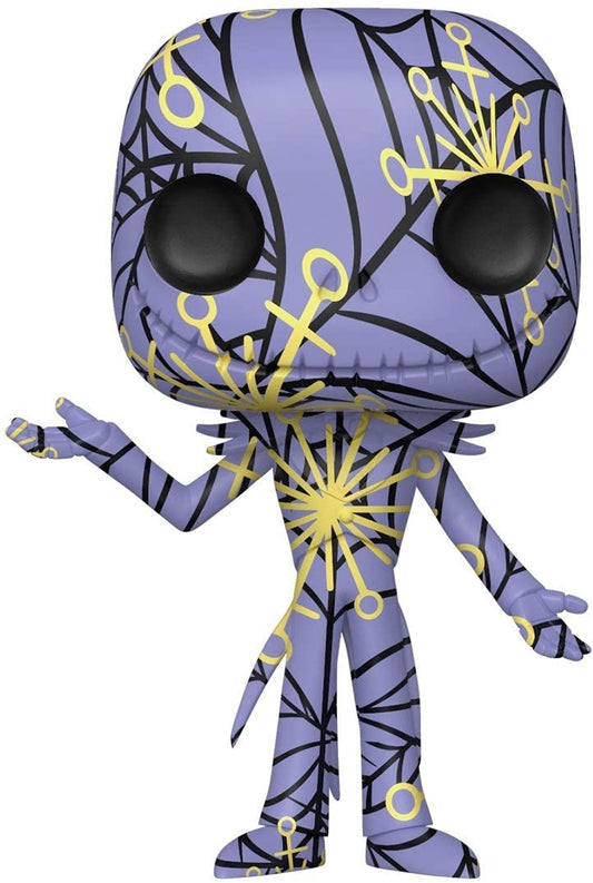 The Nightmare Before Christmas Jack Skellington Artist's Series Pop! Vinyl Figure with Pop! Protector Case