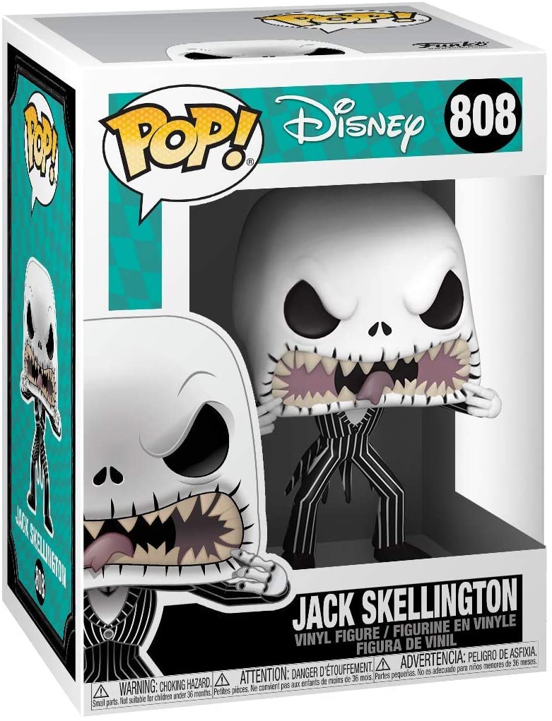 The Nightmare Before Christmas Jack Skellington Scary Face Pop! Vinyl Figure