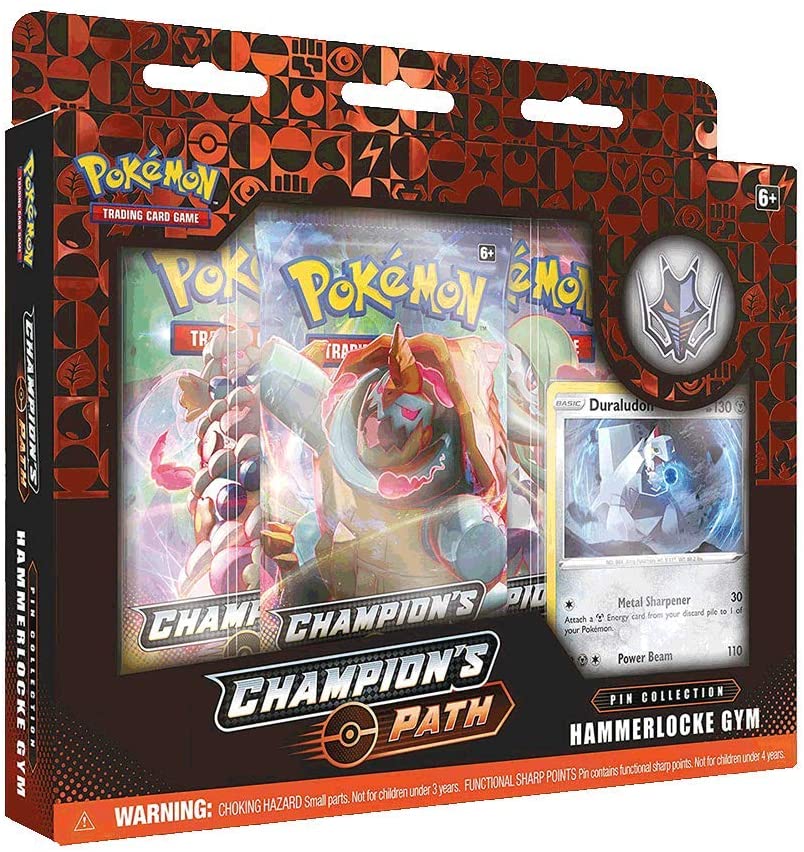 Pokemon Champions Path Pin Collection Hammerlocke Gym Featuring Duraludon