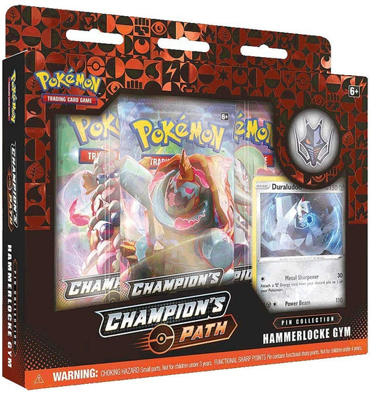 Pokemon Champions Path Pin Collection Hammerlocke Gym Featuring Duraludon