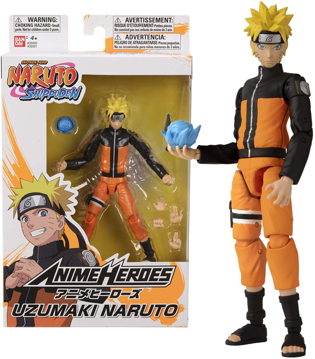 Naruto Anime Heroes Uzumaki Naruto Action Figure