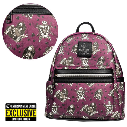Nightmare Before Christmas Love Is Eternal Mini-Backpack Entertainment Earth Exclusive