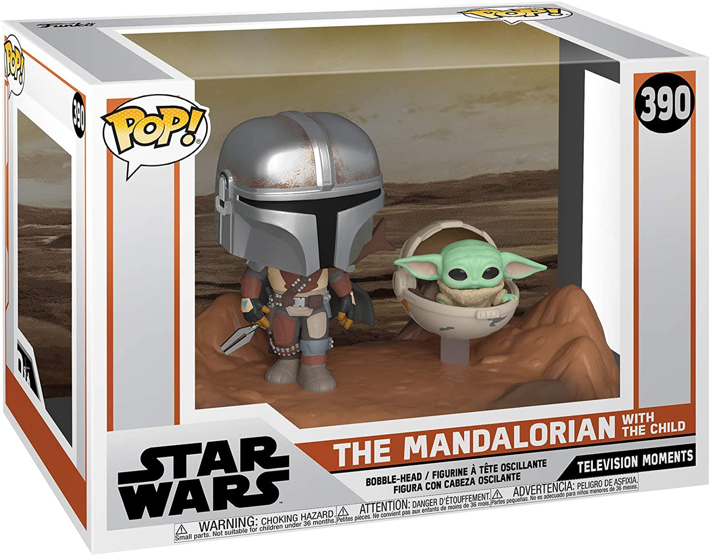 Star Wars: The Mandalorian and Child Pop! Vinyl Television Moment