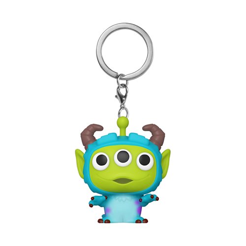 Pixar 25th Anniversary Alien Remix Sulley Pocket Pop! Key Chain
