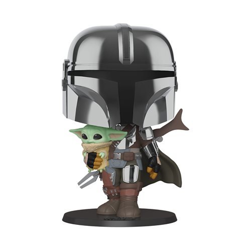 Star Wars: The Mandalorian Chrome 10-Inch Pop! Vinyl Figure