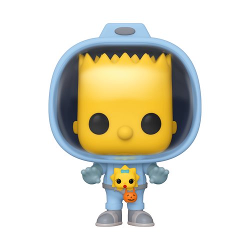 The Simpsons Bart with Chestburster Maggie Pop! Vinyl Figure