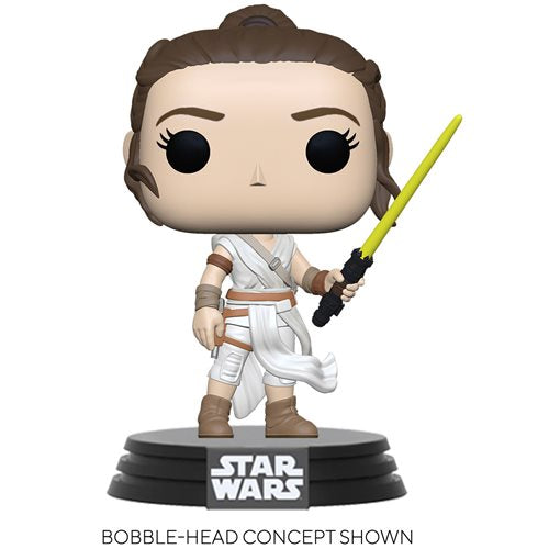Star Wars: The Rise of Skywalker Rey with Yellow Saber Pop! Vinyl Figure