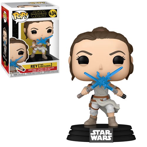 Star Wars: The Rise of Skywalker Rey with 2 Light Sabers Pop! Vinyl Figure