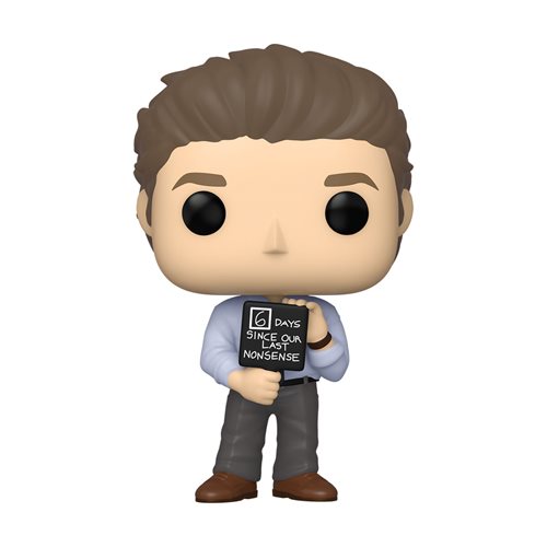 The Office Jim with Nonsense Sign Pop! Vinyl Figure