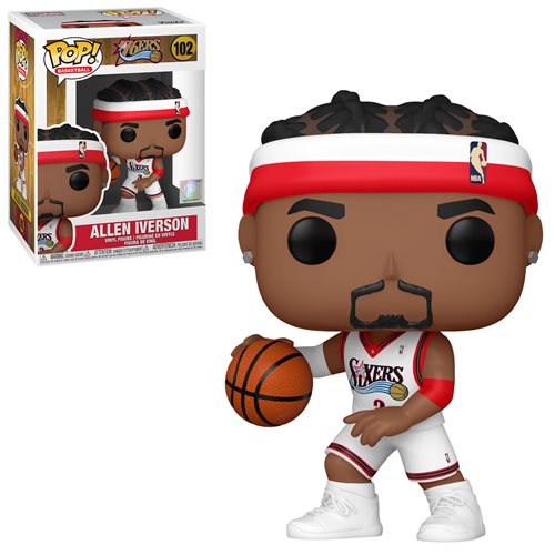 NBA: Legends Allen Iverson (Sixers Home) Pop! Vinyl Figure