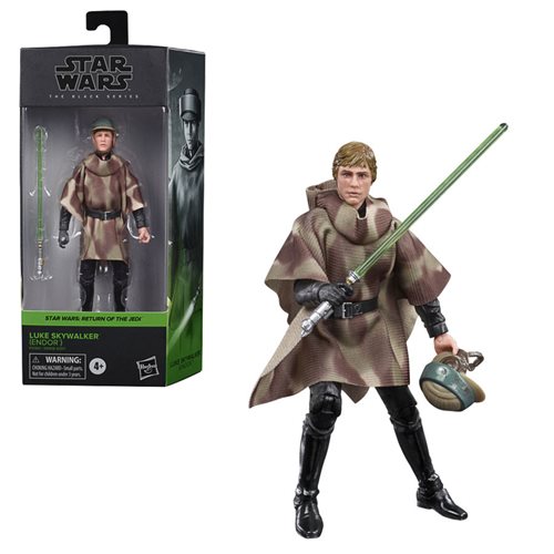 Star Wars The Black Series Luke Skywalker (Endor Battle Poncho) 6-Inch Action Figure