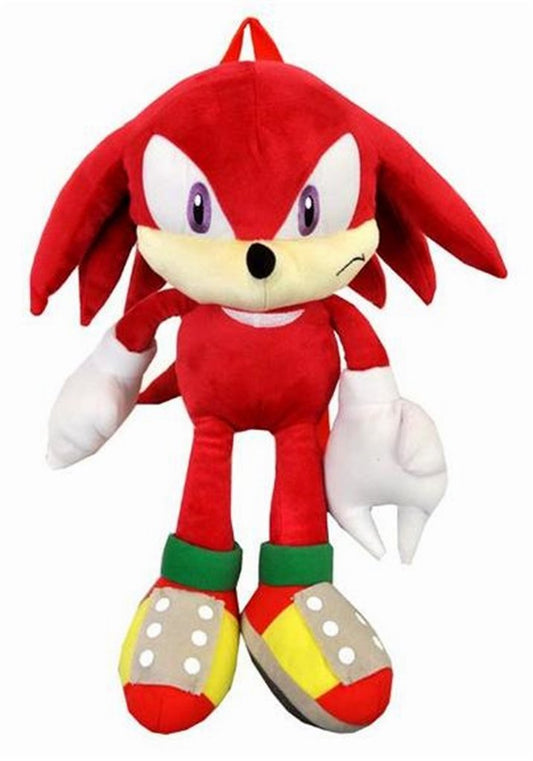Sonic- Knuckles 18" Plush Backpack
