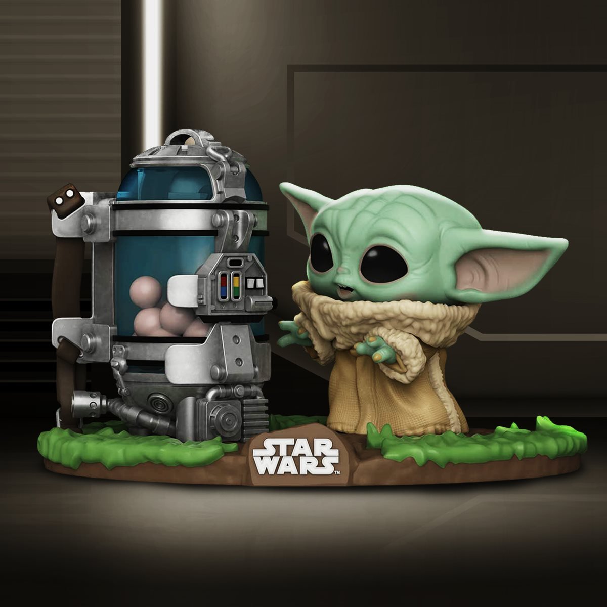Star Wars: The Mandalorian The Child with Egg Canister Deluxe Pop Vinyl Figure