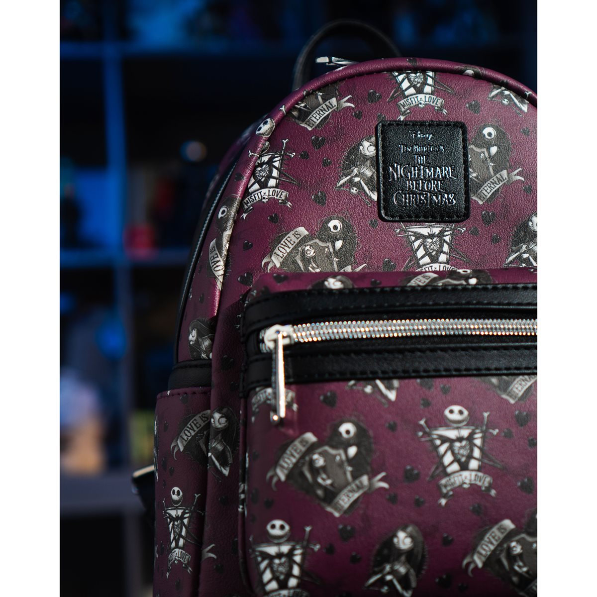 Nightmare Before Christmas Love Is Eternal Mini-Backpack Entertainment Earth Exclusive